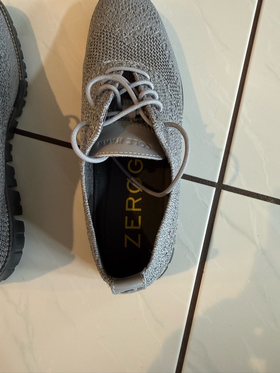 Cole Haan Light Gray Knit Lace-Up Oxford main image 2
